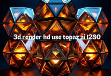 3d render hd use topaz ai 1280