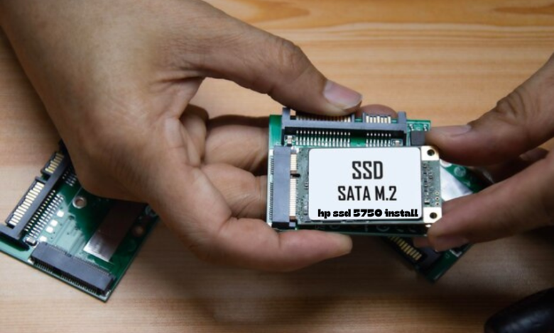 hp ssd 5750 install